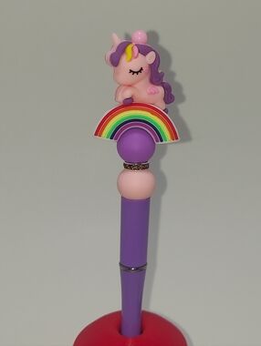 Pink And Purple Pegasus Pen